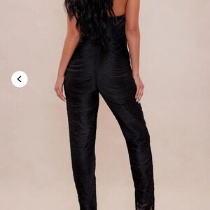 Fashion Nova Black Jumpsuit Sleek Modern Design